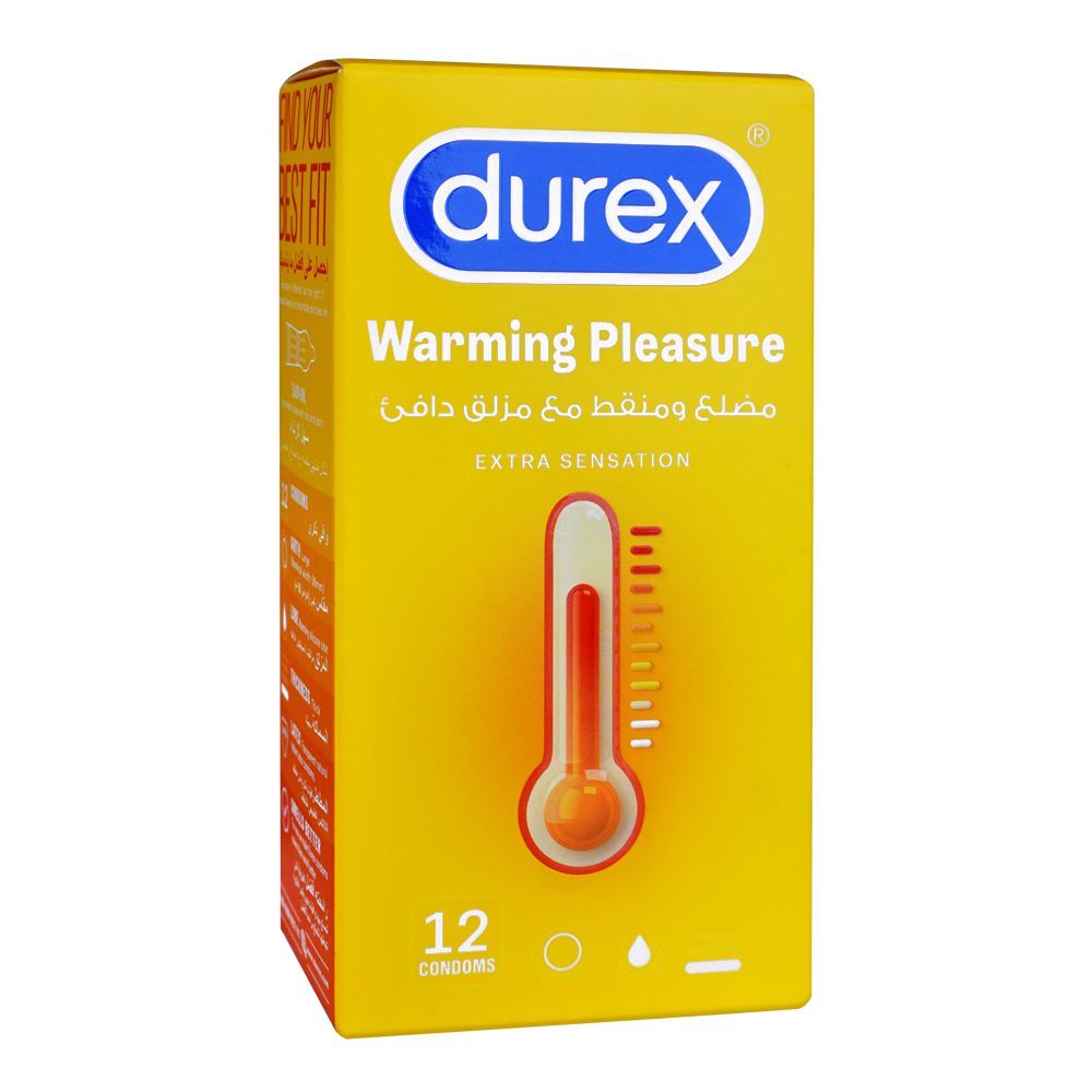 Durex Warming Pleasure Condoms 12-Pack