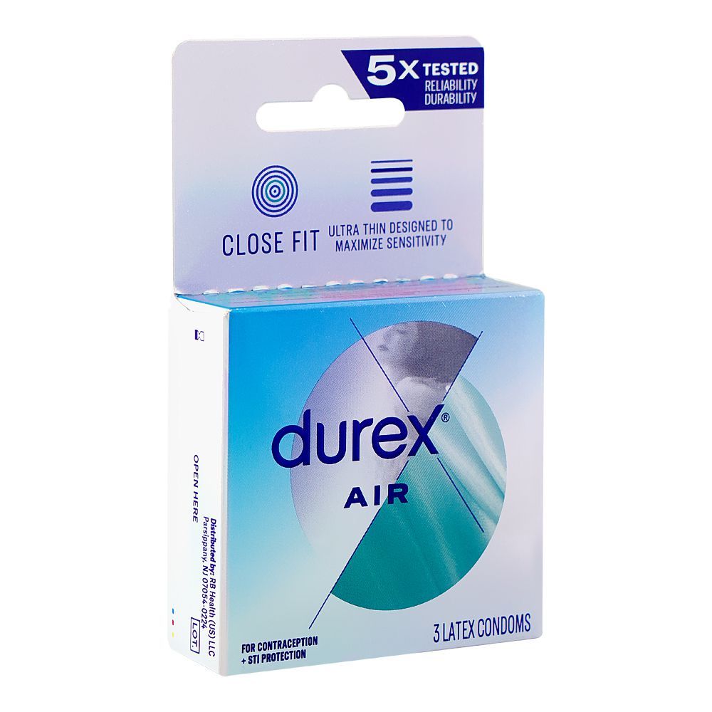 Durex Air Close Fit Ultra-Thin Condom, 3-Pack