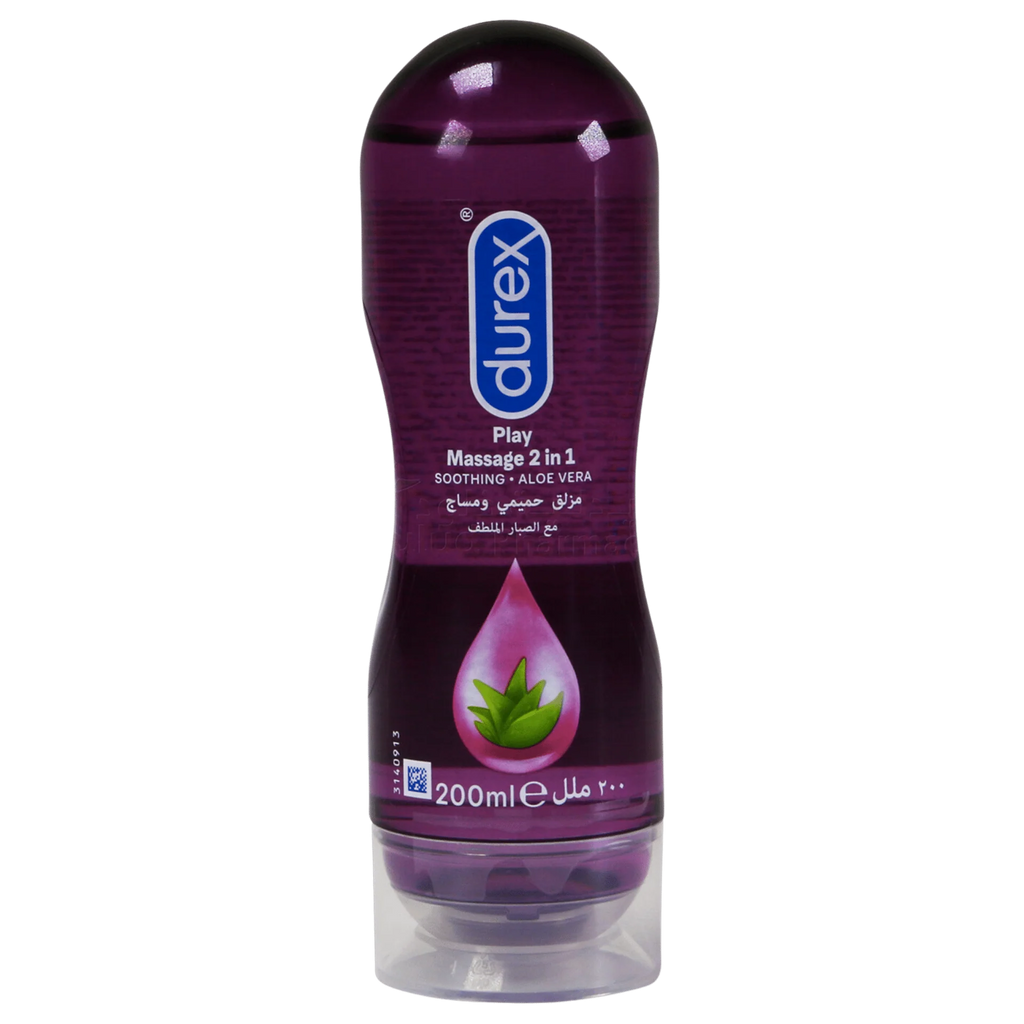 Durex Play Massage 2 in 1 Intimate Lube & Massage Gel With Soothing Aloe Vera 200 ML