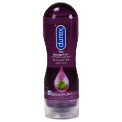 Durex Play Massage 2 in 1 Intimate Lube & Massage Gel With Soothing Aloe Vera 200 ML